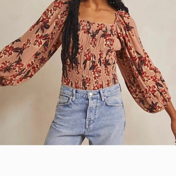 free the people Tops - FREE the people [M] Floral Bodysuit